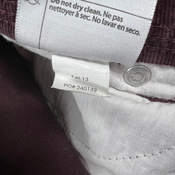 Y2K Carhartt Burgundy Corduroy Pants Original Fit Flare - Picture 8 of 8